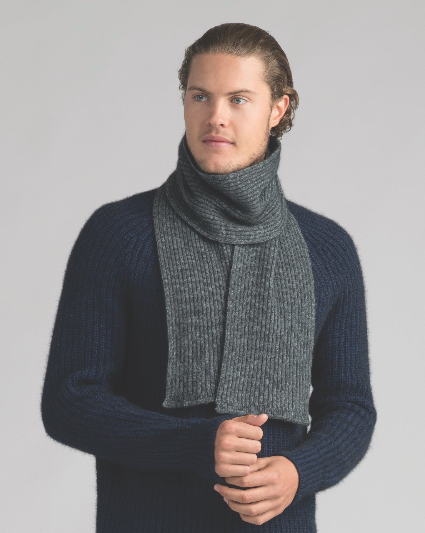 Fine Rib Scarf Accessories