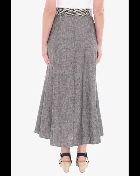 Belted Panel Skirt