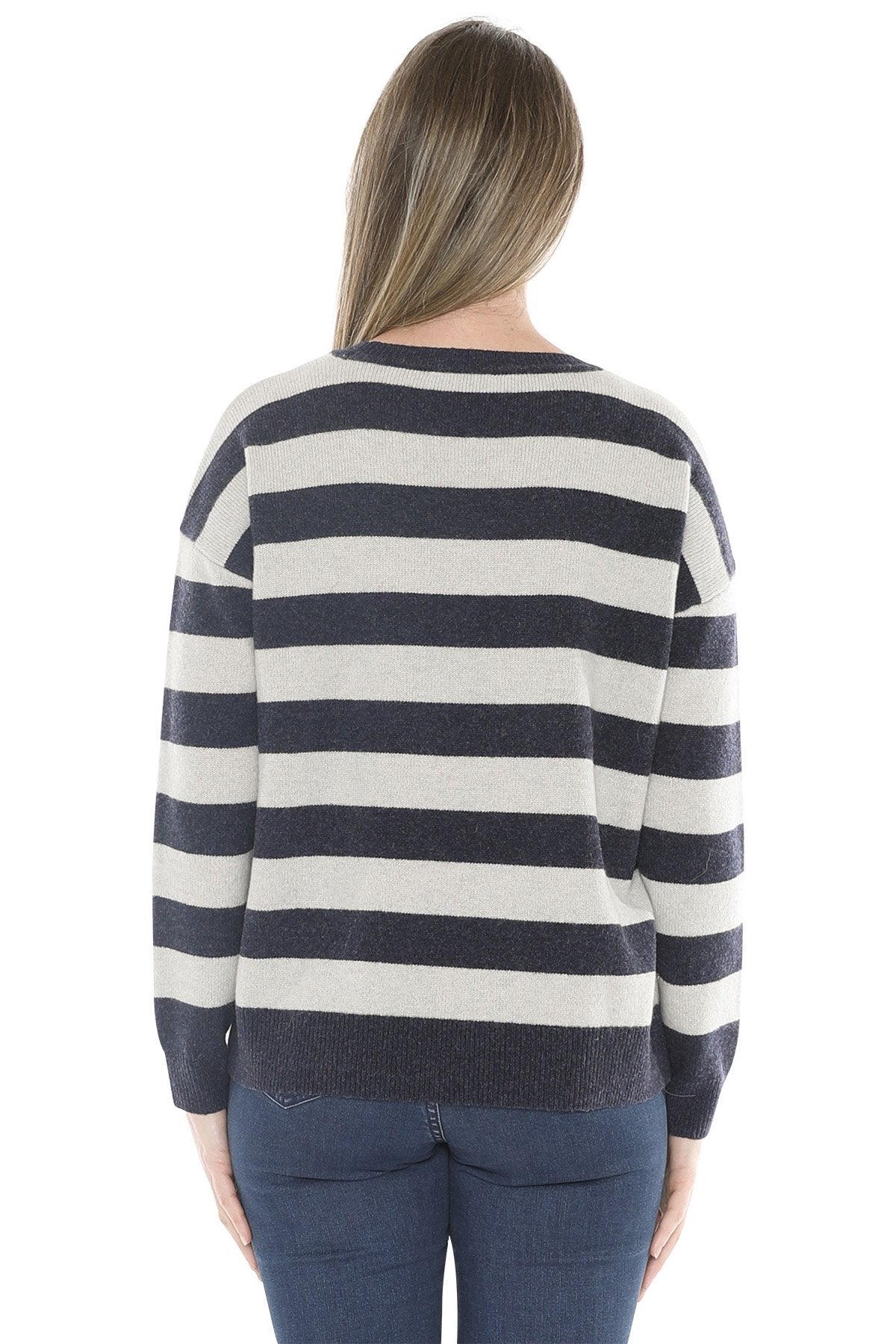 Panel Stripe Pullover