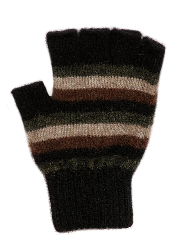 Multi Stripe Fingerless Glove Accessories