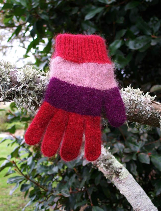 Cosy Kiwi Childs Stripe Glove Kids