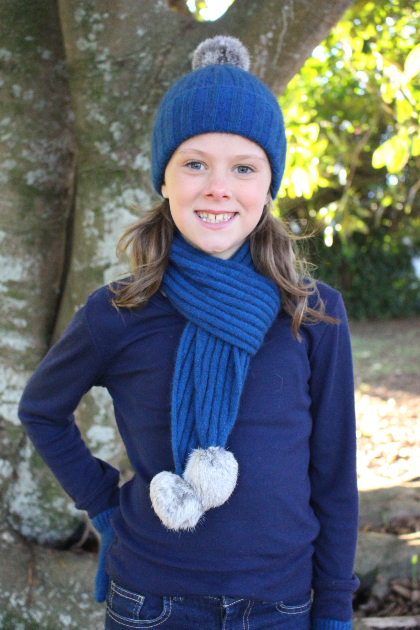 Cosy Kiwi Cottontail Scarf Kids