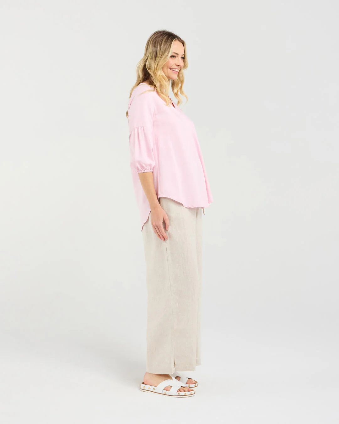 Angelie Pleat Top