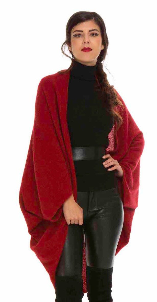 Moss Stitch Shrug Womens