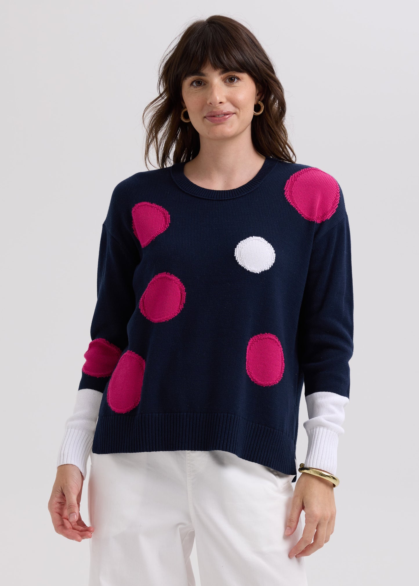 Spots Intarsia Jumper
