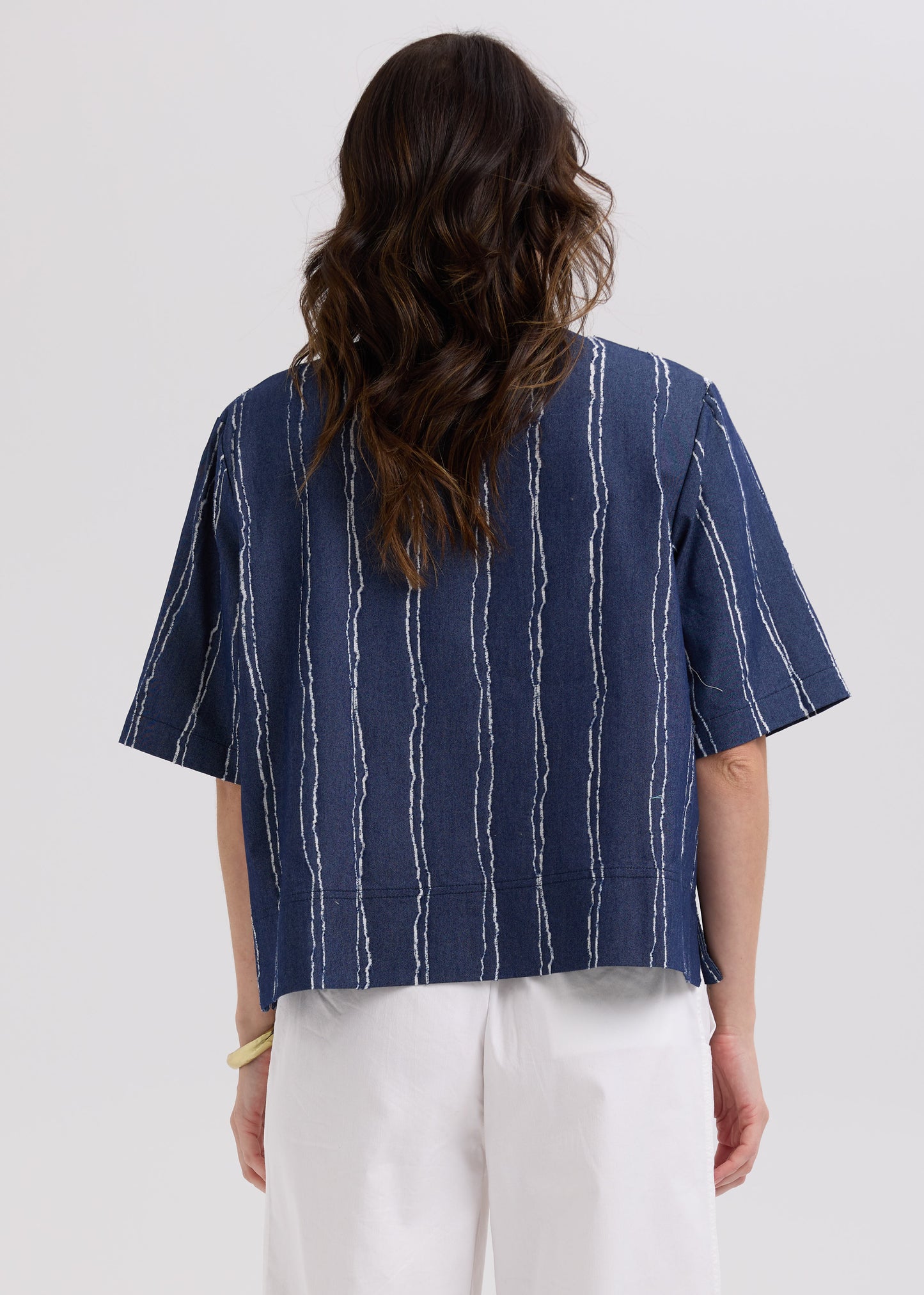Rip Denim Shirt