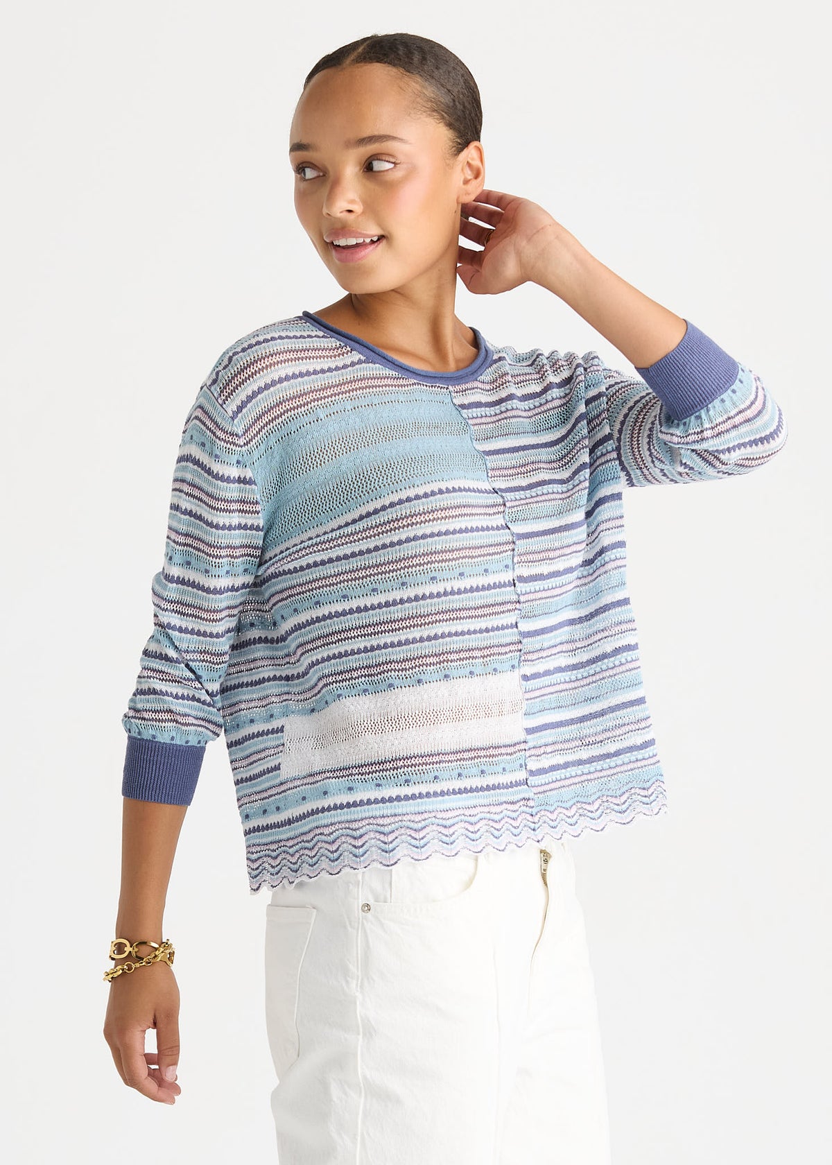 Mixed Lace Top