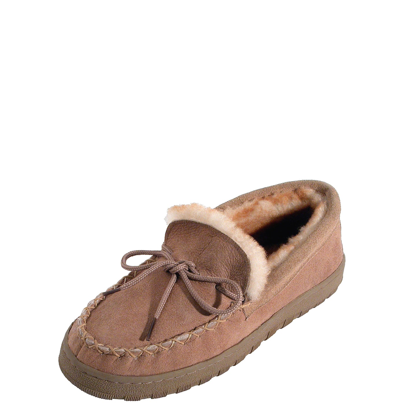 MiWo Moccasin Unisex Tan Tipped Wool