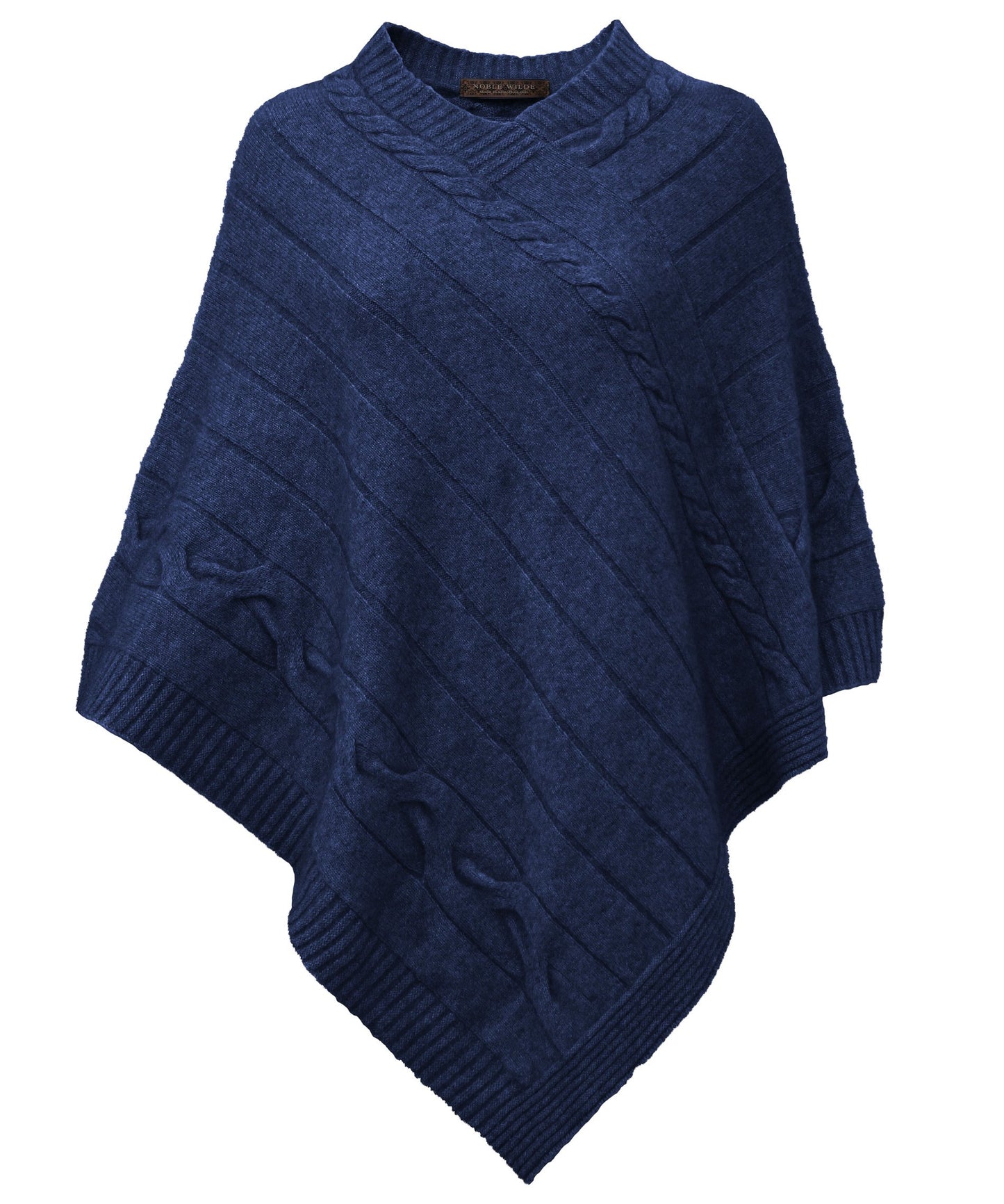 Cable Poncho Womens