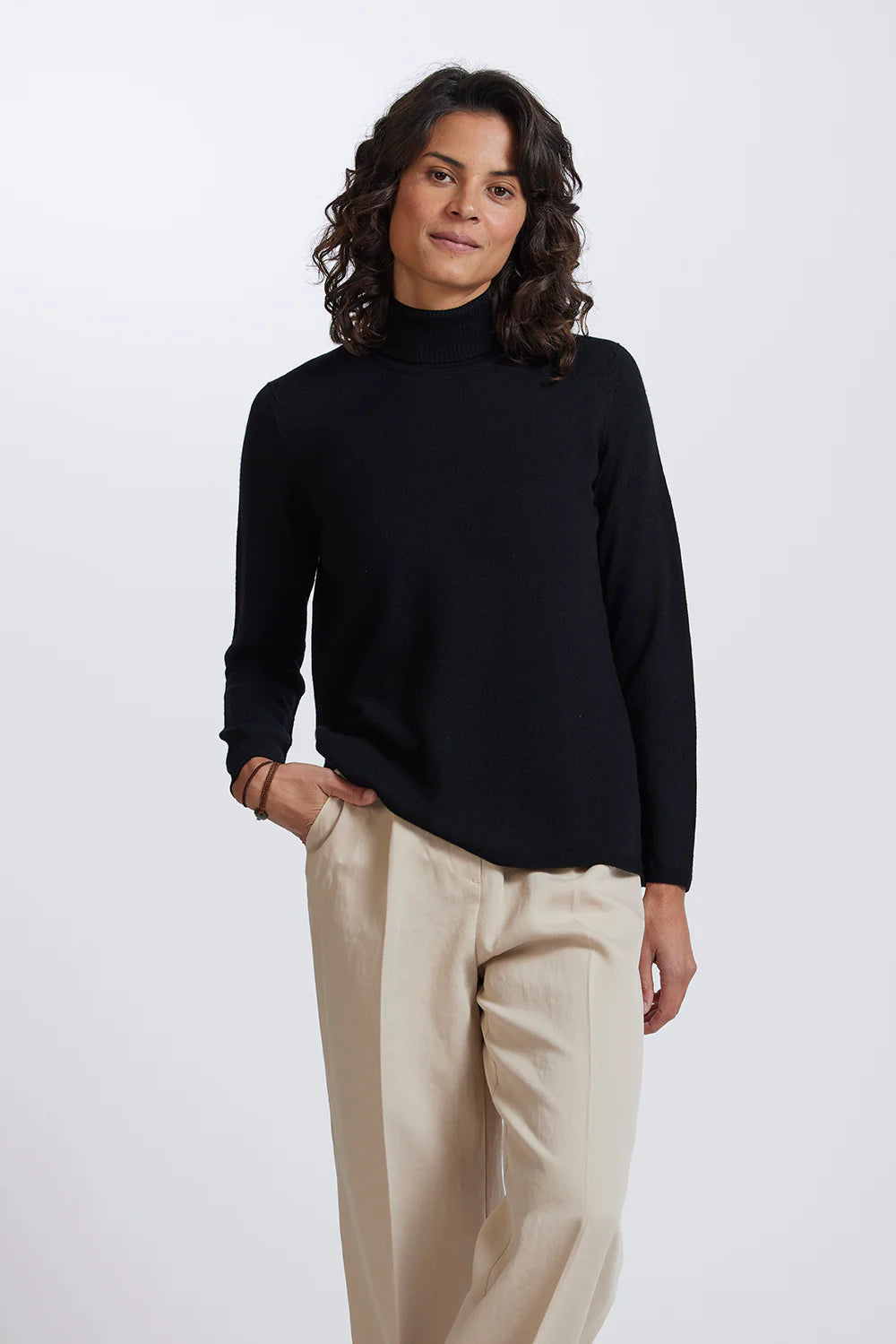 RM2050PO Polo Neck Jumper