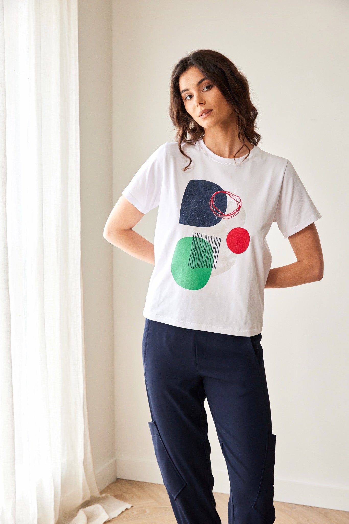 Circle Print Tee