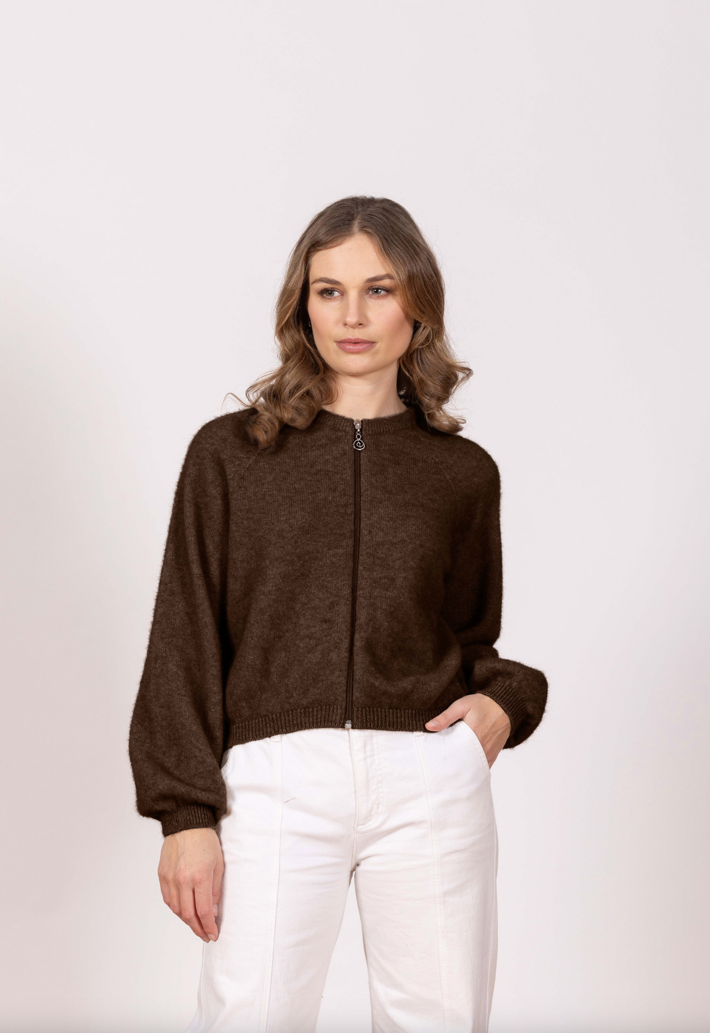Bellow Zip Cardigan