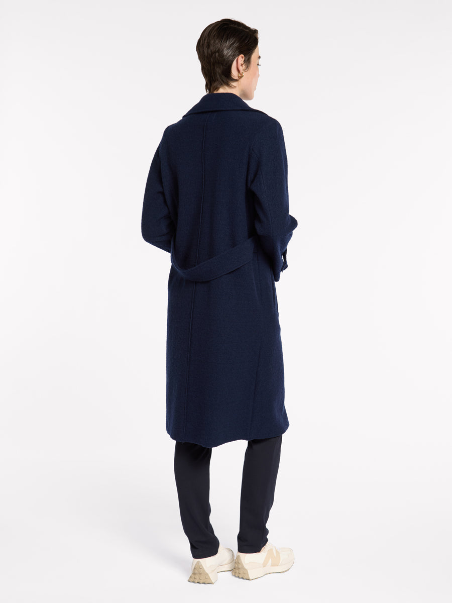Boiled Wool Moto Coat