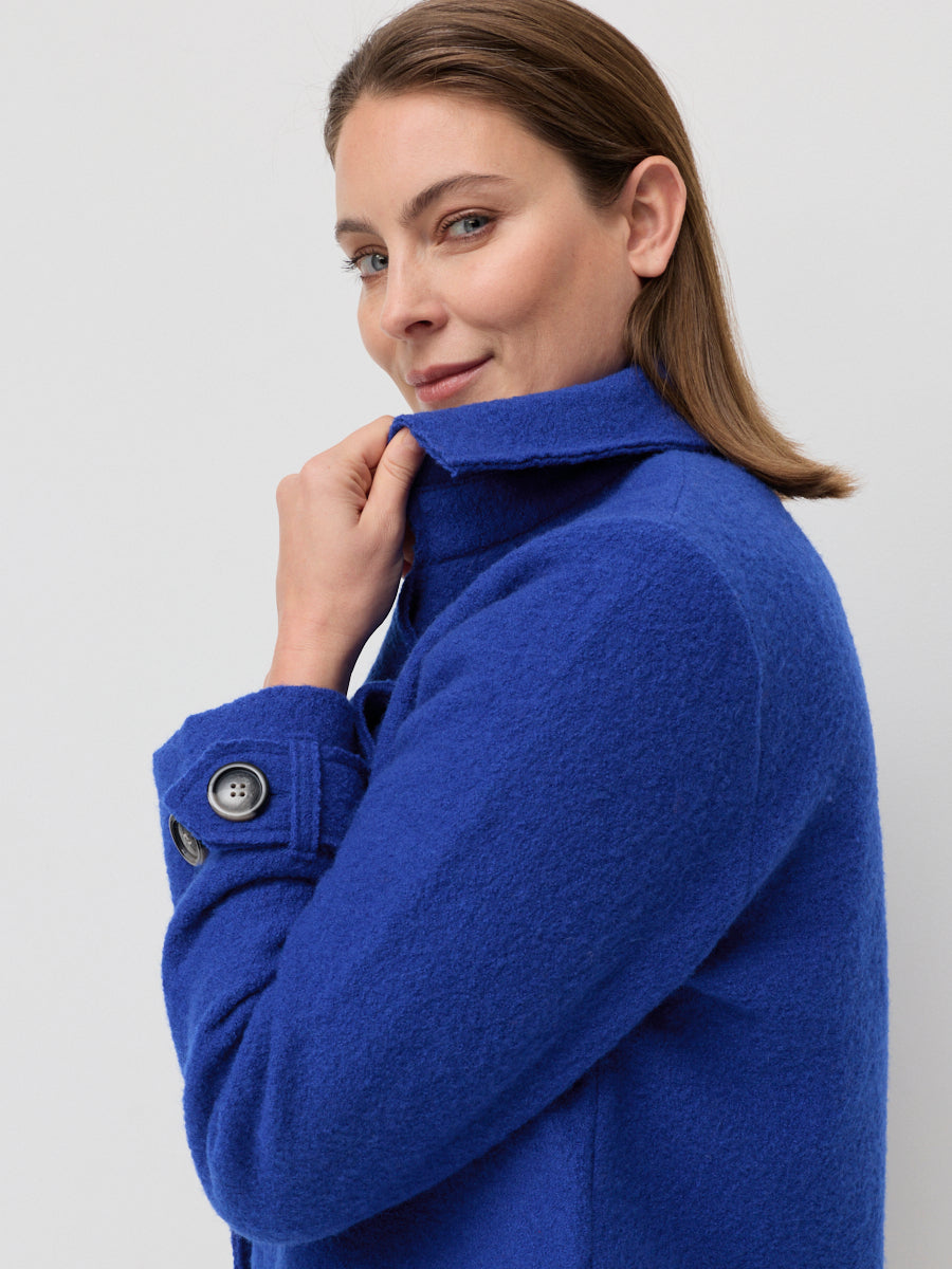 Cropped Boiled wool Jkt