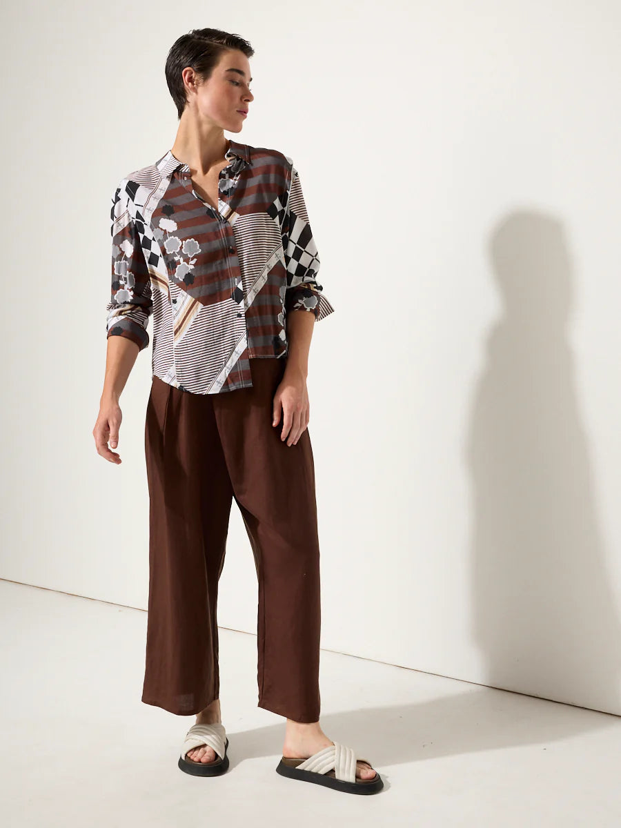 Essential Linen Wrap Pant