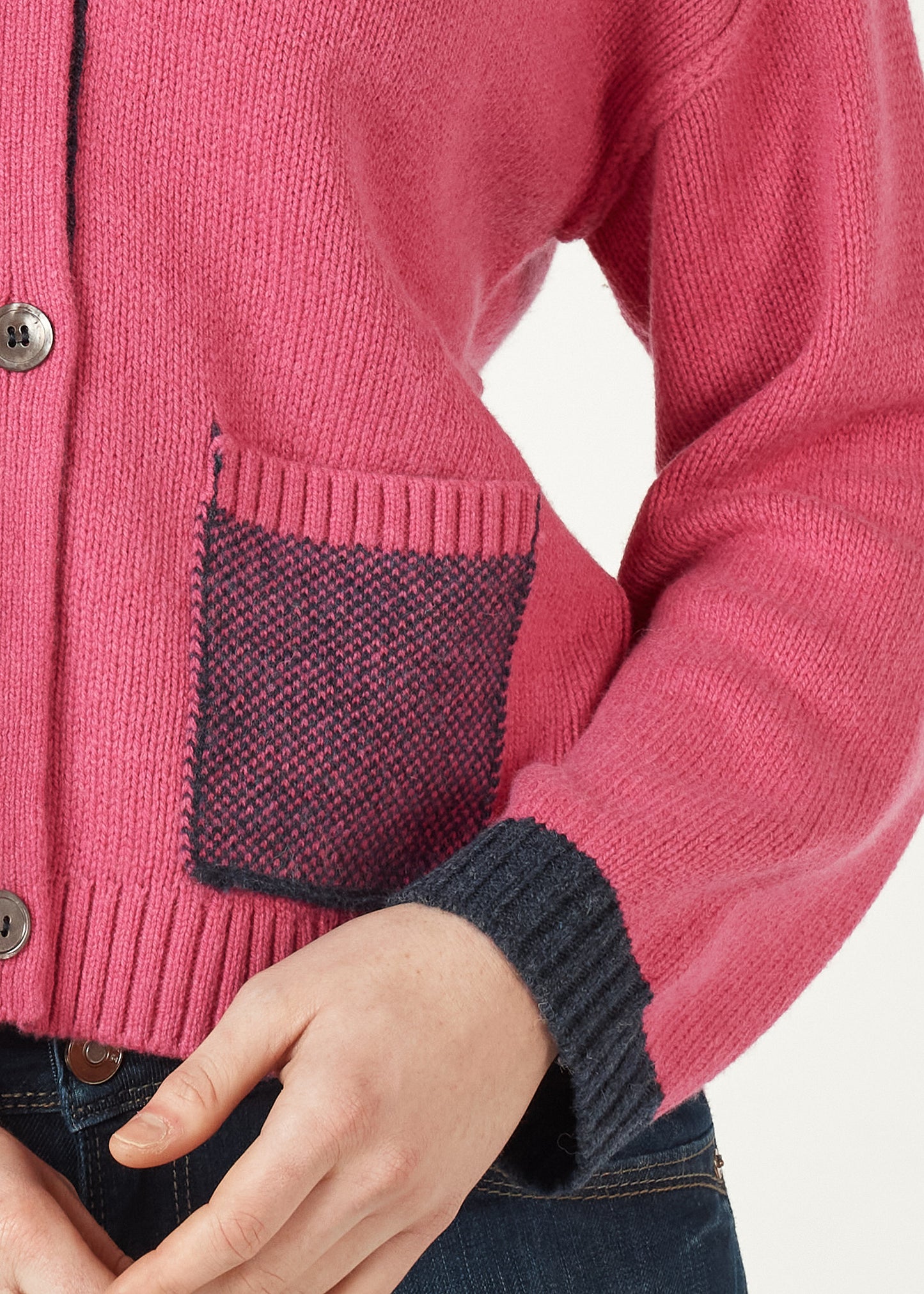 Birdseye Pocket Cardi