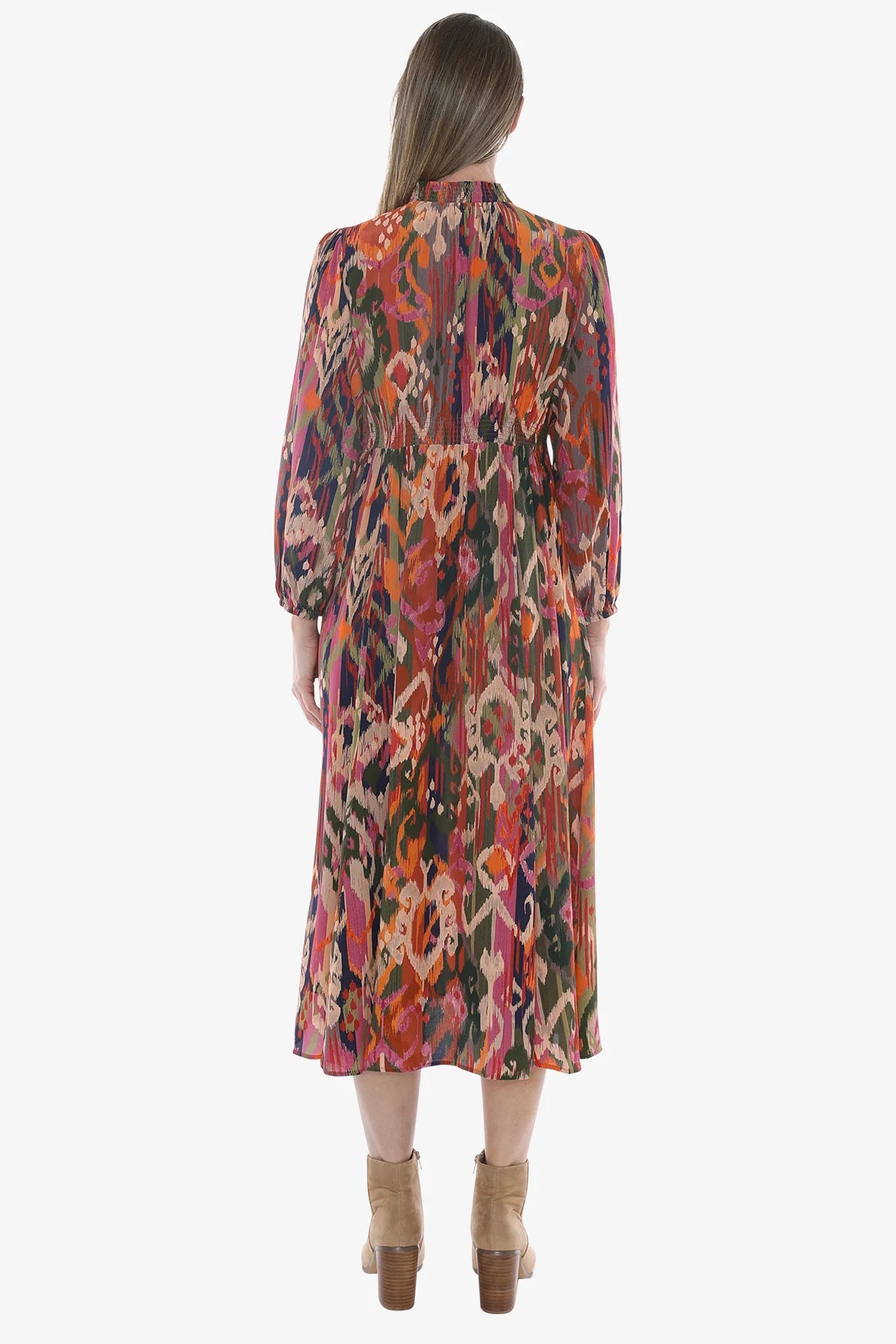 Opulent Ikat Dress