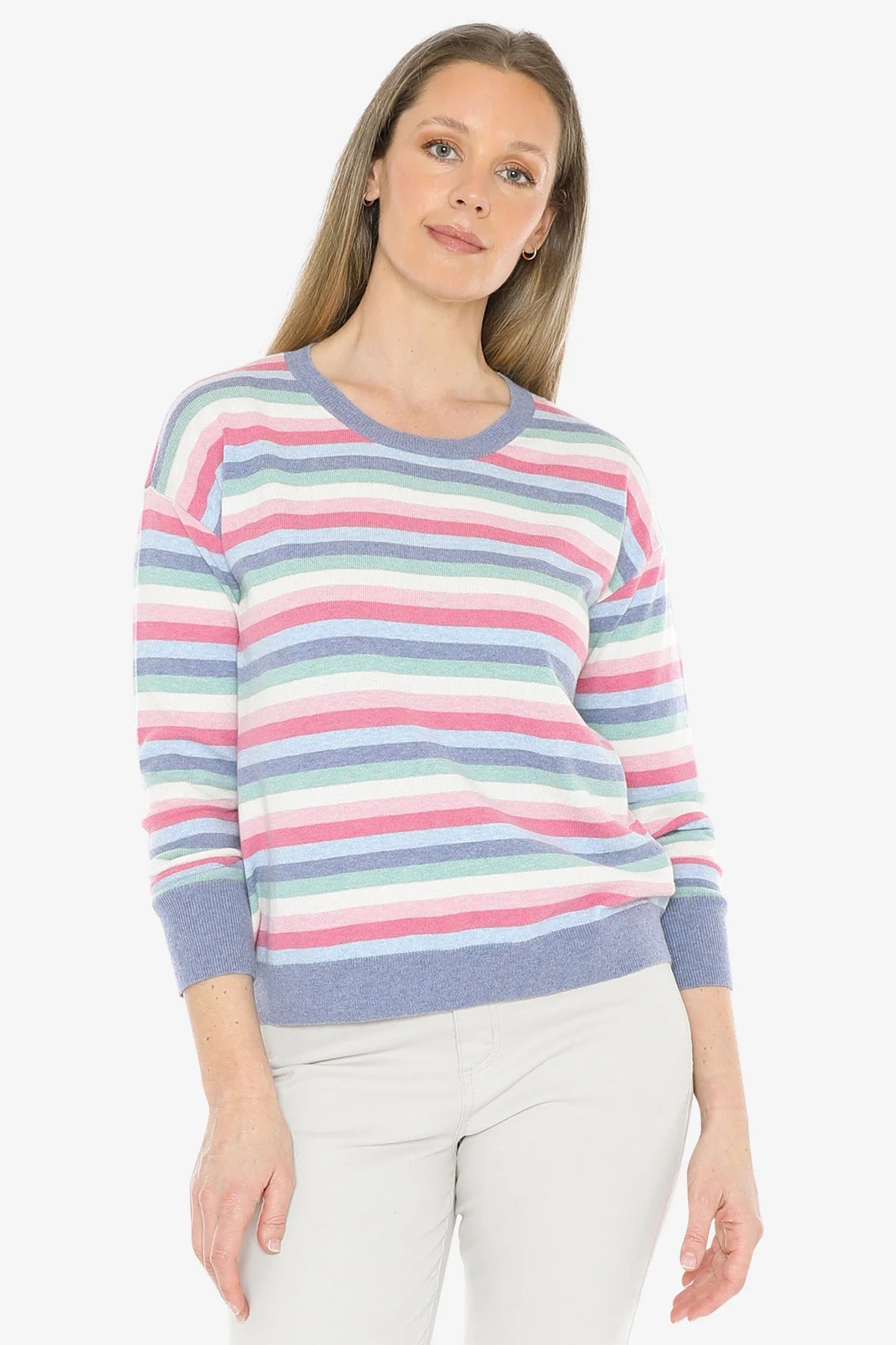 Pastel Stripe Pullover