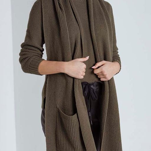 YT 33441 Chunky Rib Knit Scarf