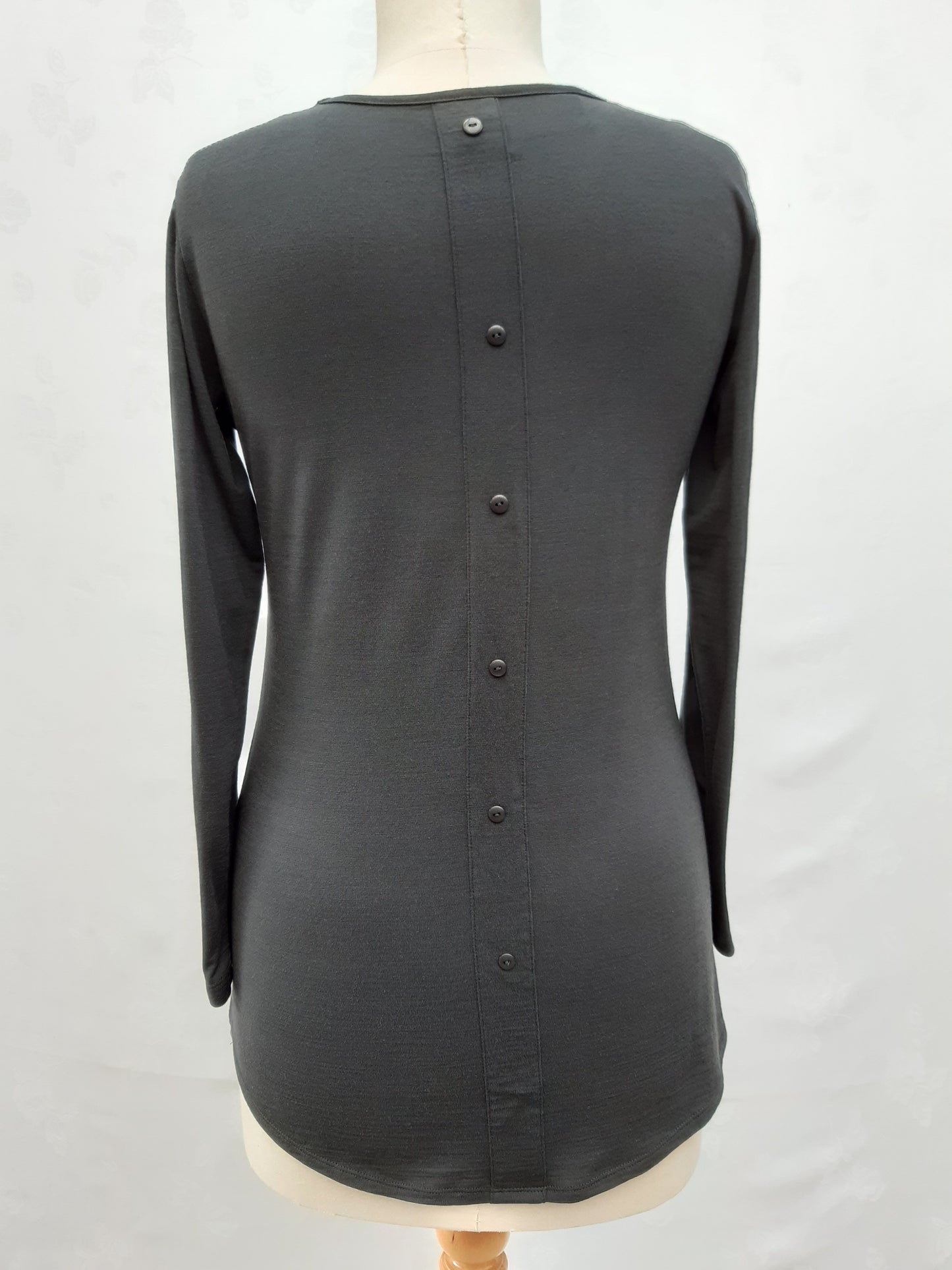 Button Back Top Womens