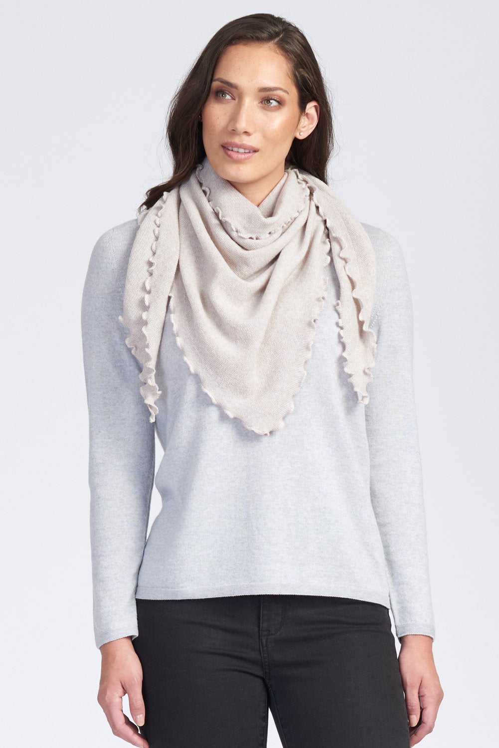 Triangle Textured Scarf Accessories
