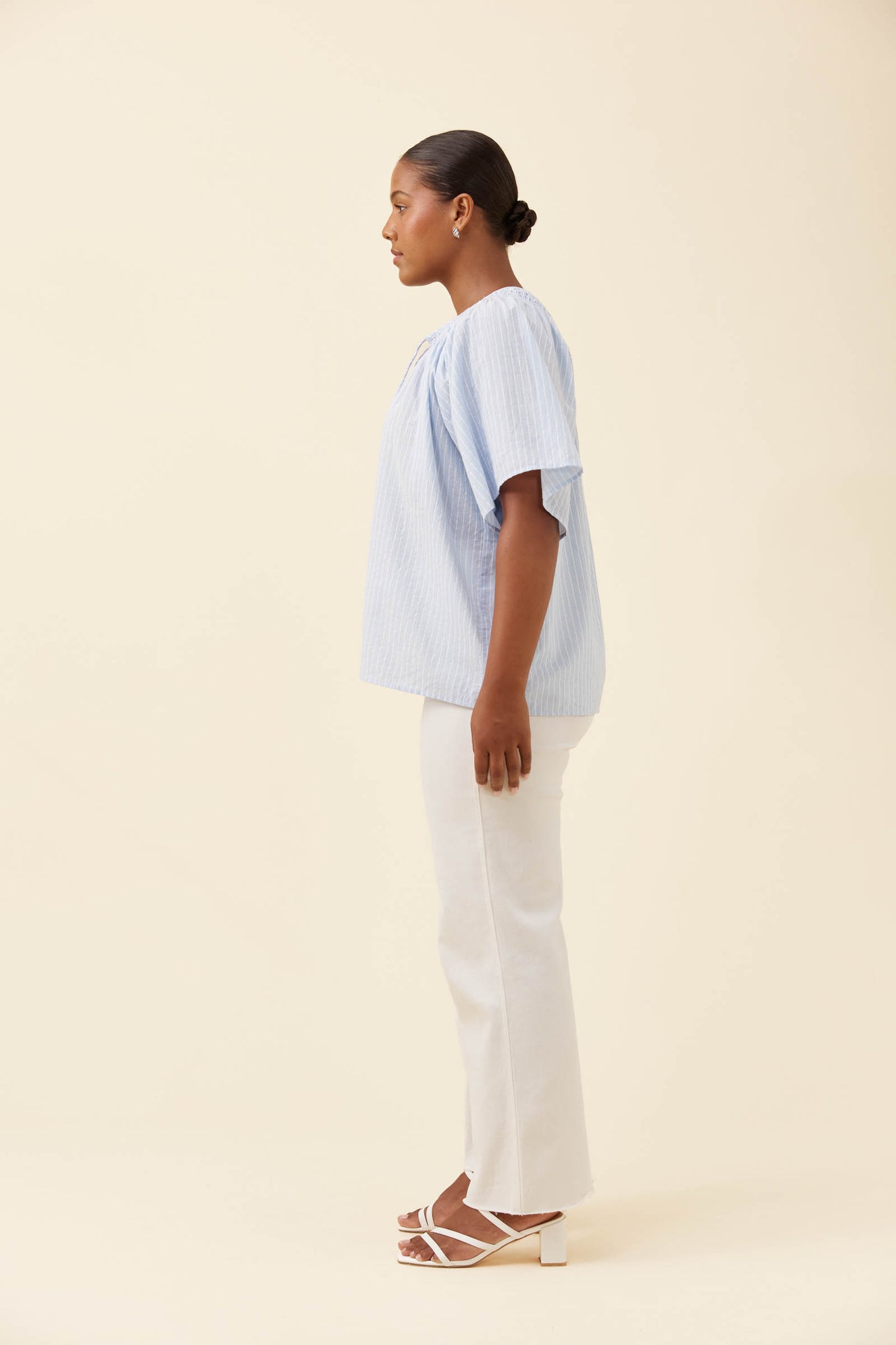 Lyndell Shirred top