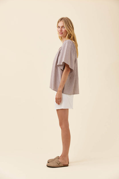 Lyndell Shirred top