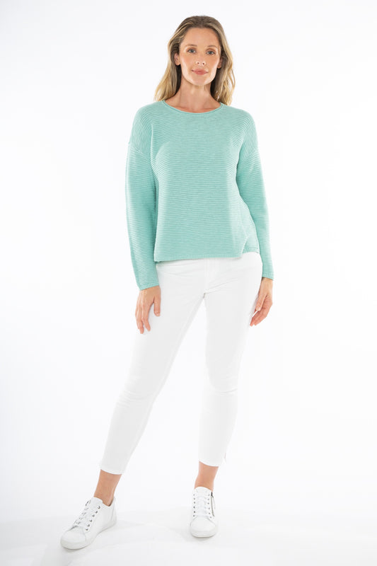 Slub Rib Pullover