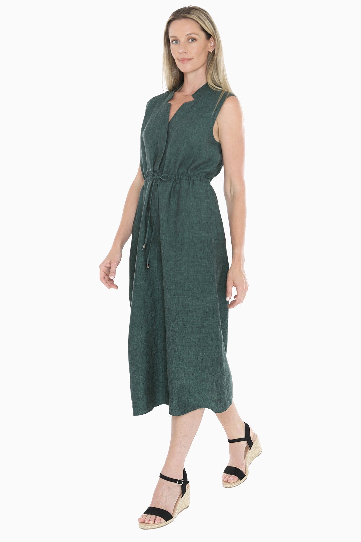 Drawstring Waist Dress