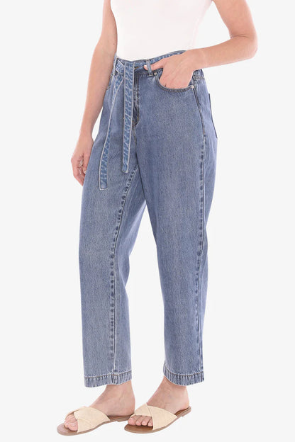 Soft Denim Tie Jean