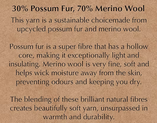 Brushtail Possum Yarn