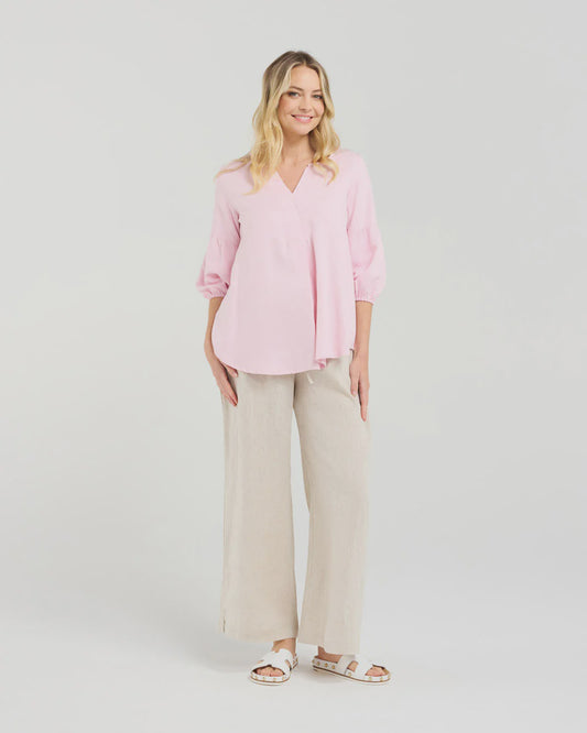 Angelie Pleat Top