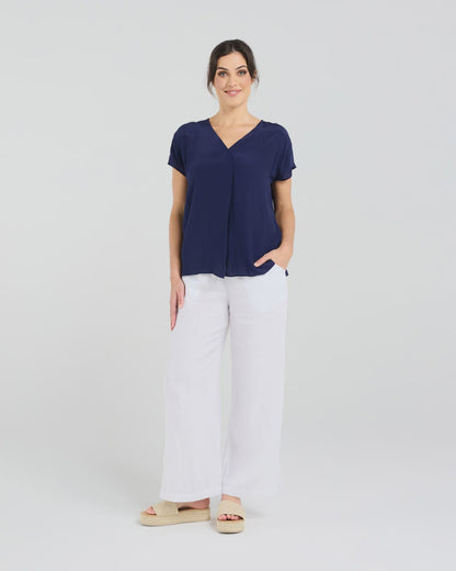 Leonne V Neck Shell Top