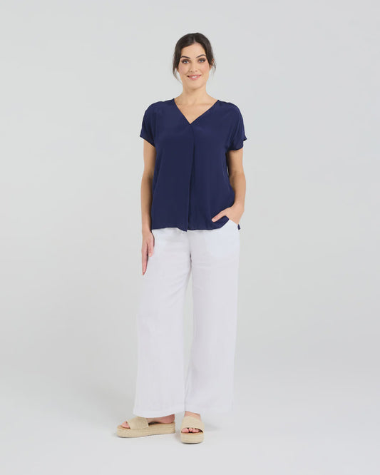 Leonne V Neck Shell Top