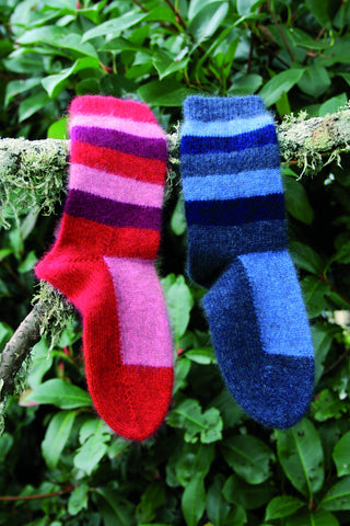 Cosy Kiwi Childs Strip Sock Kids