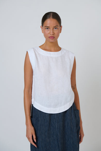 Button Back Tank Top