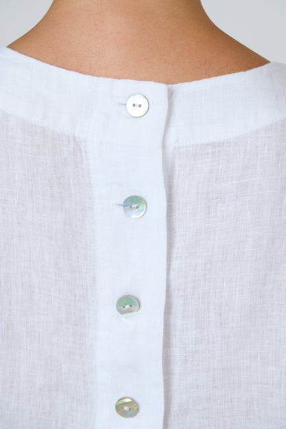 Button Back Tank Top
