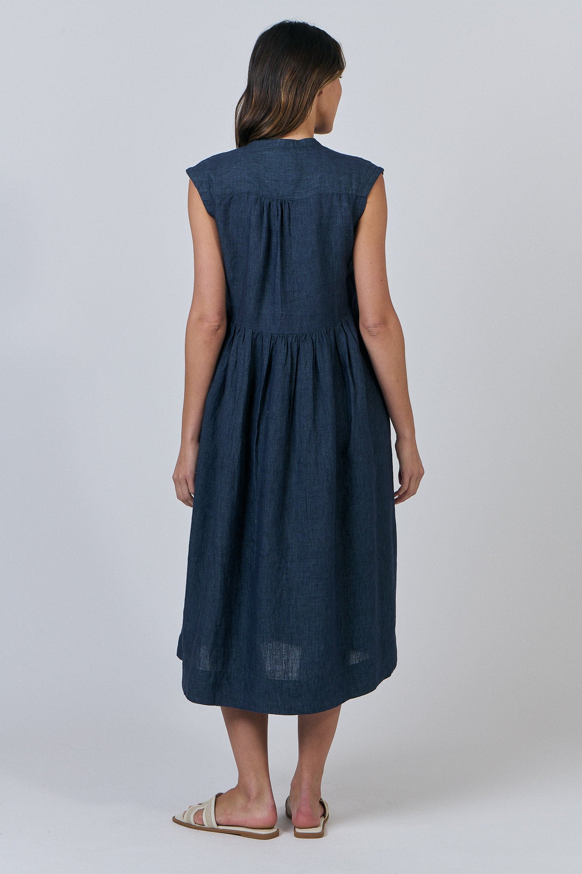 Cap sleeve V neck  Dress