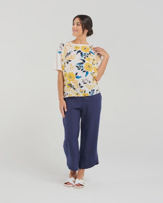Delphine Print Top