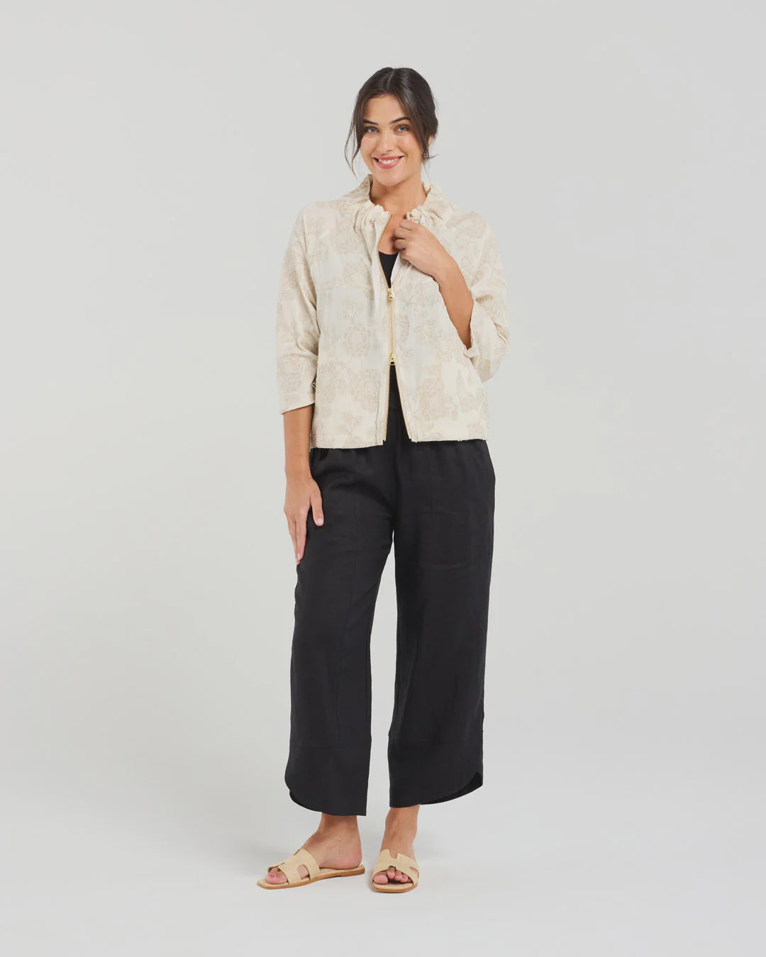 Jacquard Zip Jacket