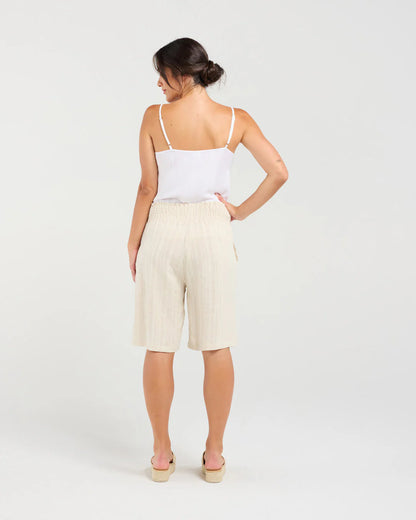 Darcy Shirred Short