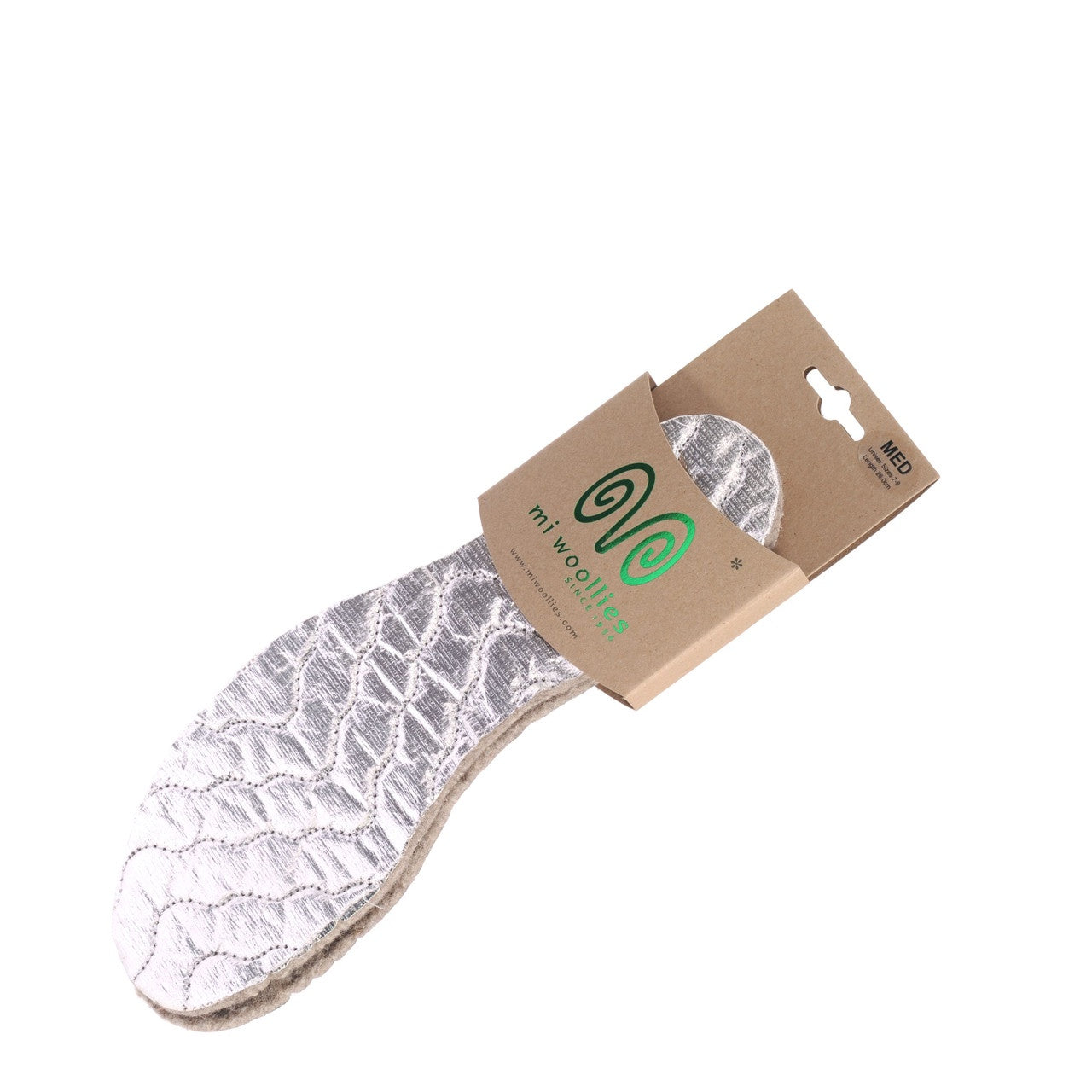 Insoles Needled Wool Foiled