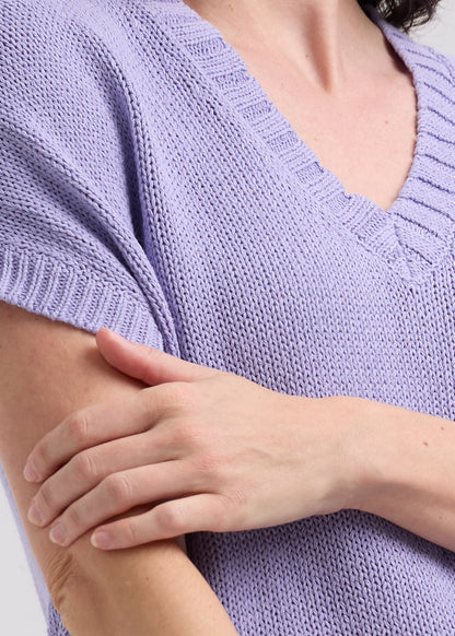 Textured V Top