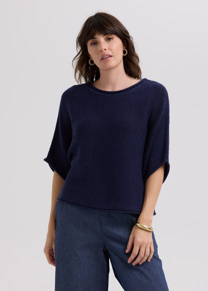 Plain textured Jumper