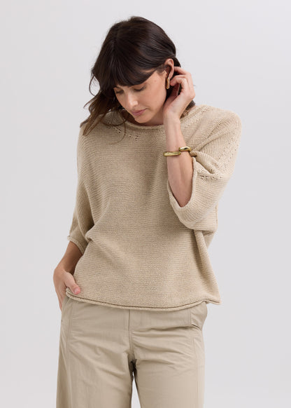 Plain textured Jumper