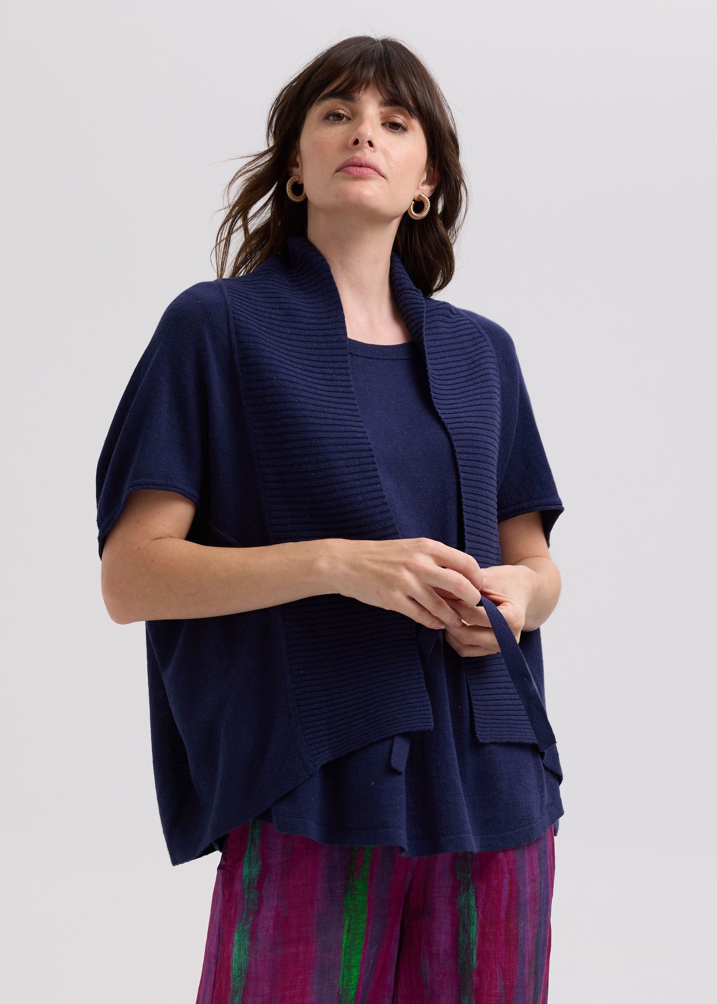 Linen Tie Cardi