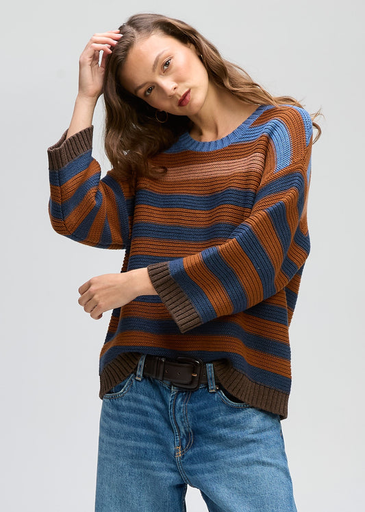 Chunky Stripe Crew