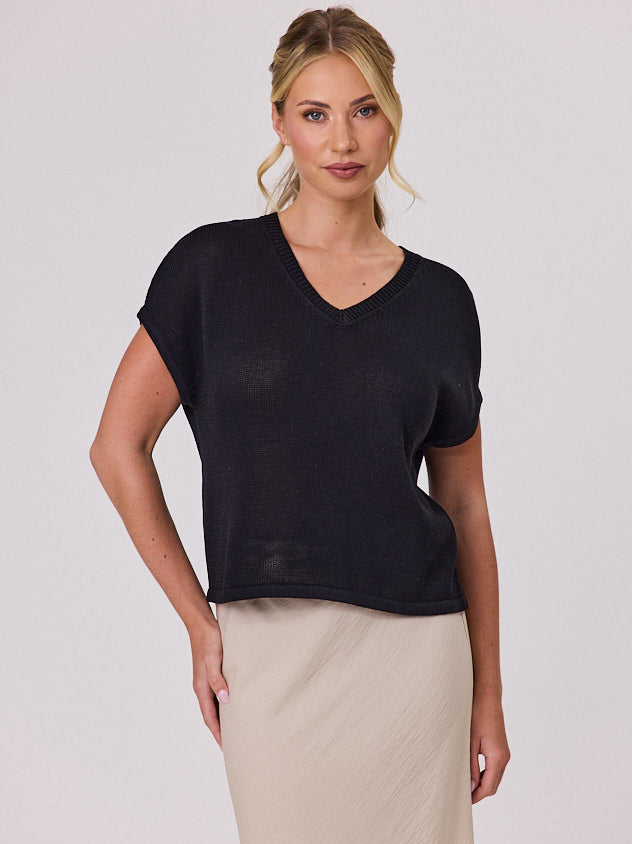 Haze knit tee