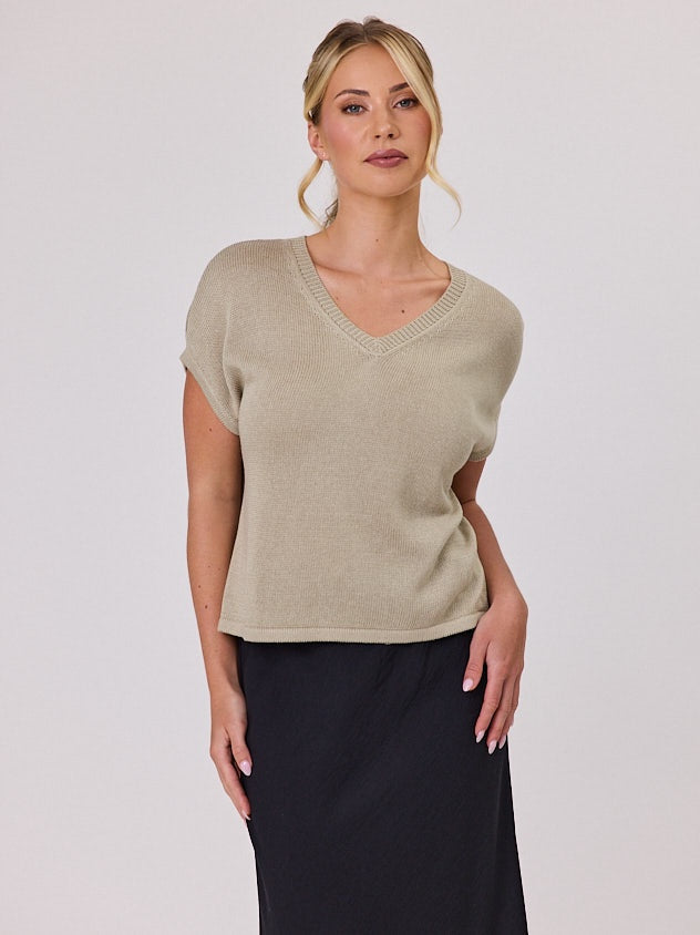 Haze knit tee