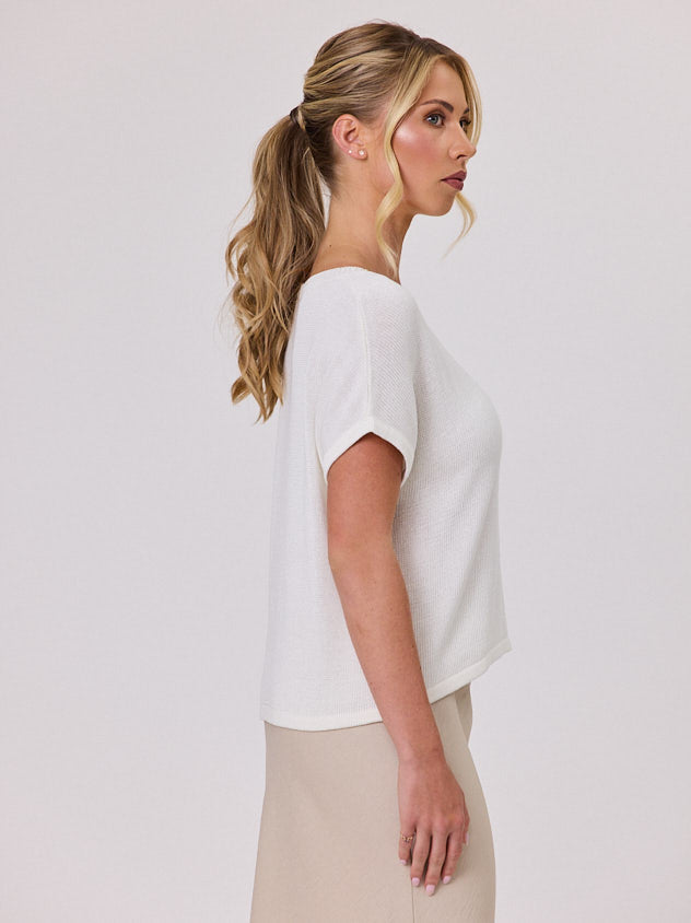 Haze knit tee